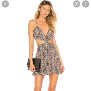 About Us Bristol Snake Print Dress